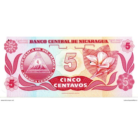 Nicaragua - Pk N° 168 - 5 Centavos