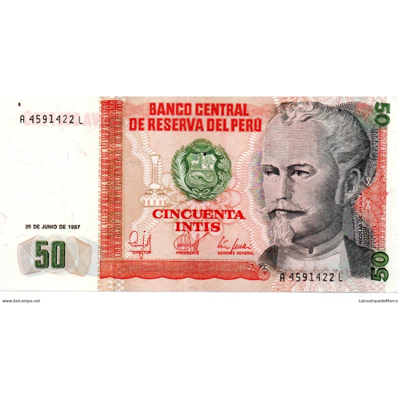 Pérou - Pk N° 131 - 50 Intis