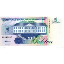 Surinam - Pk N° 136 - 5 Gulden