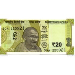 Inde - Pk N° 110 - 20 Rupees