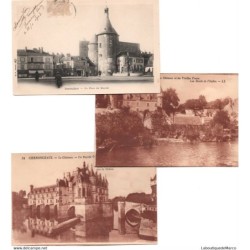 INDRE - Lot de 3 Cartes...