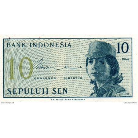 Indonésie - Pk N° 92 - 10 Sen
