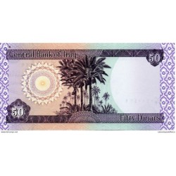 Iraq - Pk N° 90 - 50 Dinars