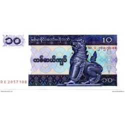Myanmar - Pk N° 71 - 10 Kyats