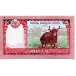 Népal - Pk N° 76 - 5 Rupees