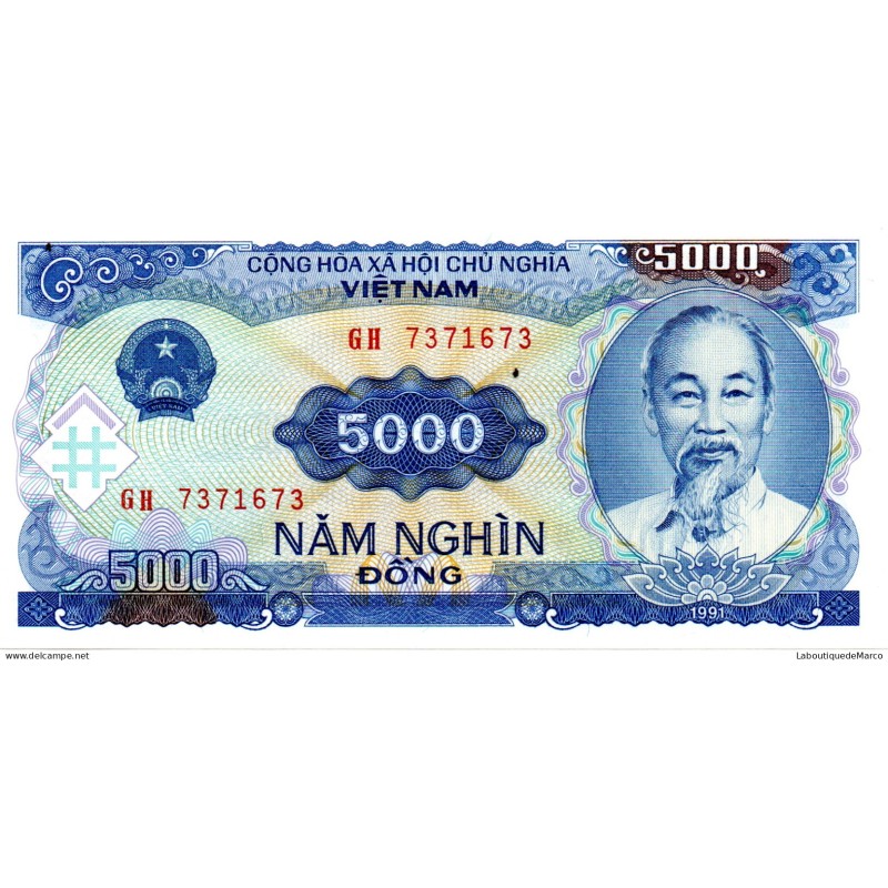 Viêt-Nam - Pk N°106 - 5 000 Dong