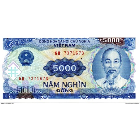 Viêt-Nam - Pk N°106 - 5 000 Dong