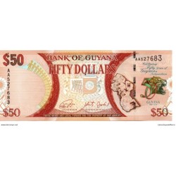 Guyana - Pk N° 41 - 50 Dollars