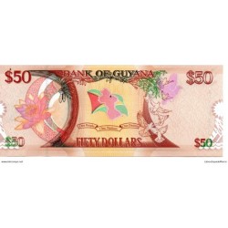 Guyana - Pk N° 41 - 50 Dollars