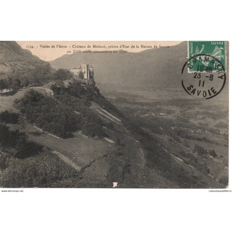 38 - Vallée de l'Isère - Château de Miolans - Dos Divisé