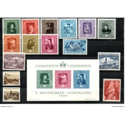 Liechtenstein 1949 Année...
