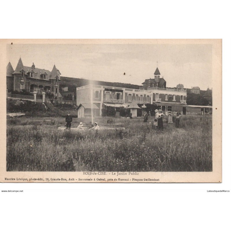 80 - Bois-de-Cise - Le Jardin Public - Dos Divisé