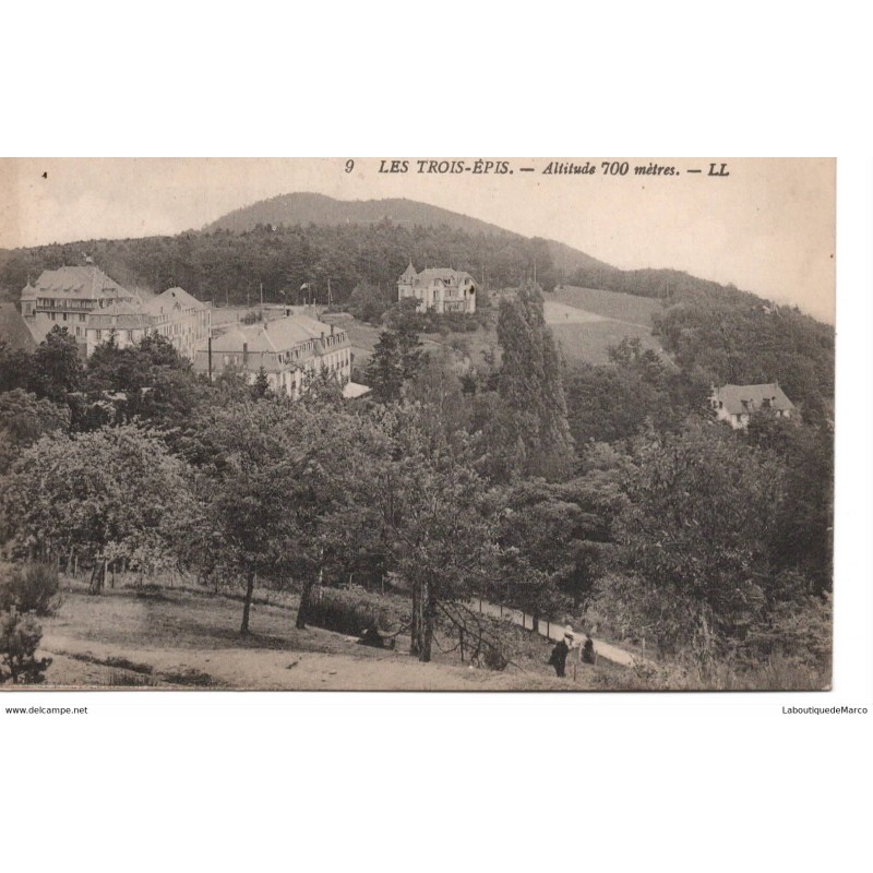 68 - Les Trois-Epis -  Vue Générale - Dos Divisé