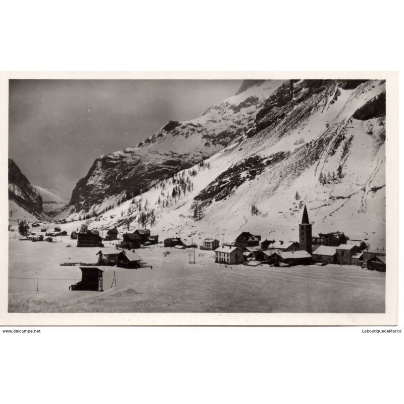 38 - Val d'Isère - Vue générale et les Champs de Skis - Dos Divisé