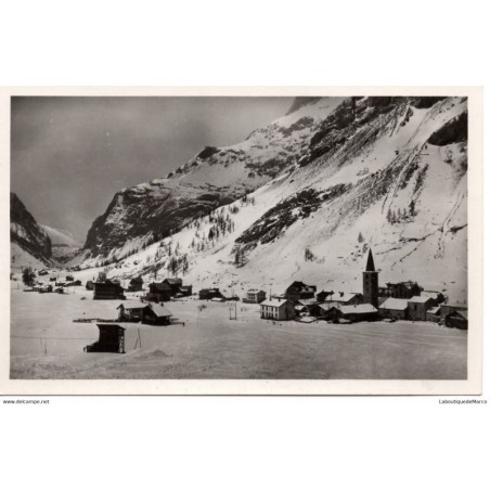 38 - Val d'Isère - Vue générale et les Champs de Skis - Dos Divisé