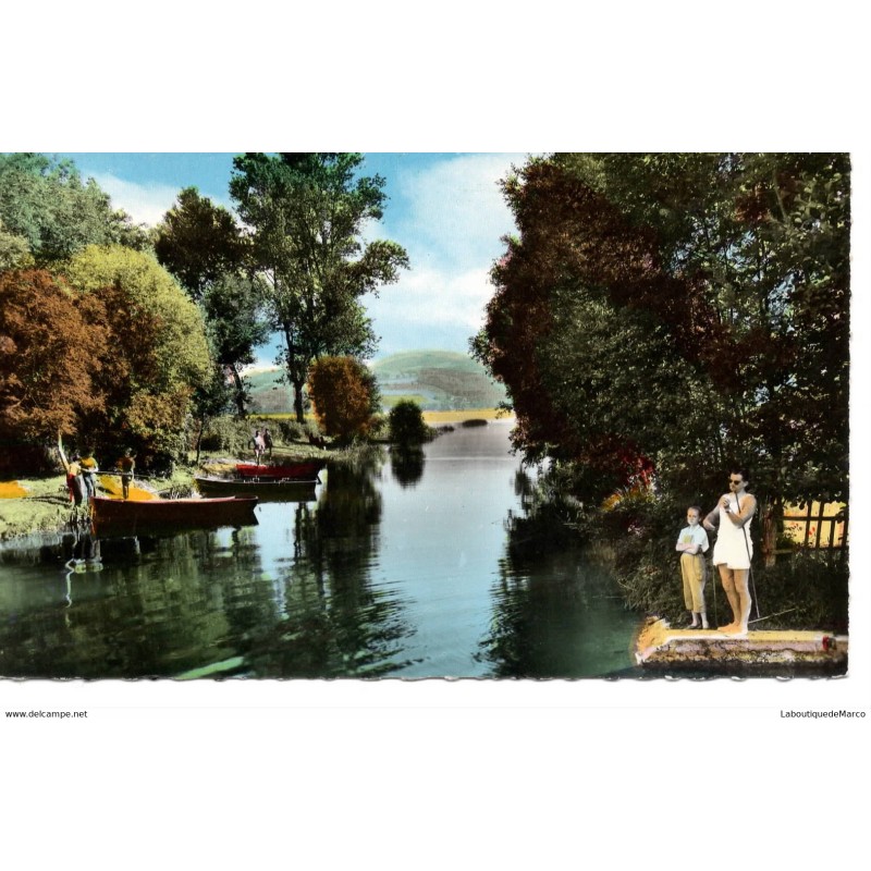 38 - Le Lac de Paladru-Charavines - Le Canal - Dos Divisé