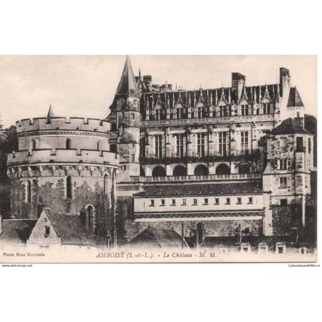 37 - AMBOISE - Le Château - Dos Divisé