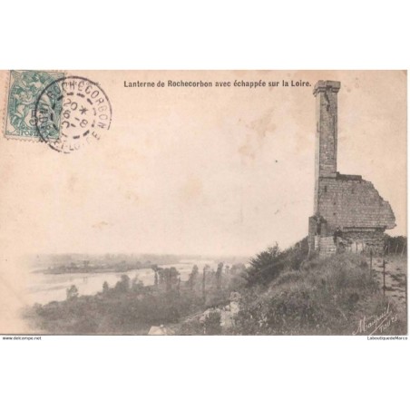 37 - Lanterne de Rochecorbon avec échappée sur la Loire - Dos Divisé
