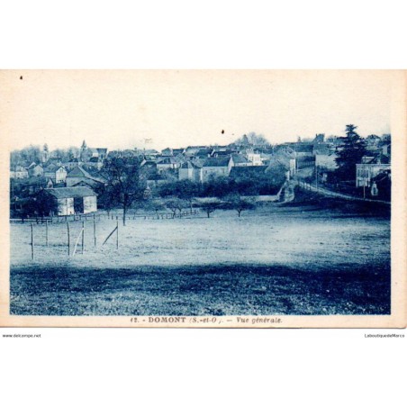 95 - Domont - Vue Générale - Dos Divisé
