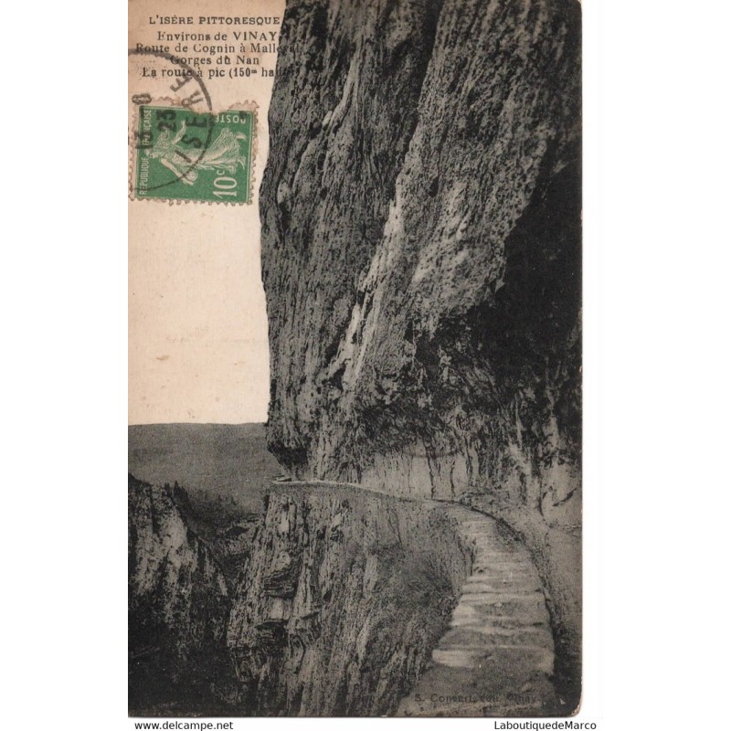 38 - L'Isère Pittoresque - La Route à pic - Dos Divisé
