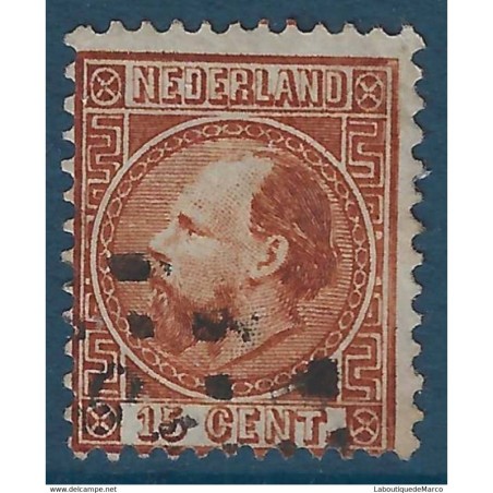 Pays-Bas Yvert No 9 Oblitere Guillaume III