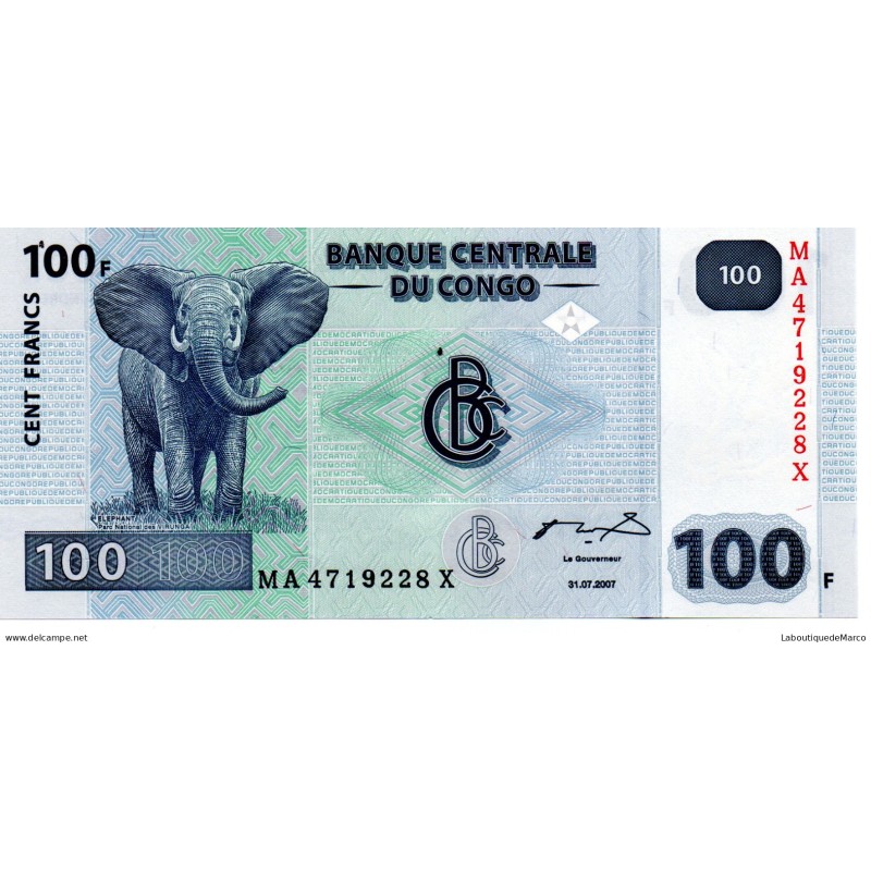 Congo - Pk N° 98A - 100 Francs