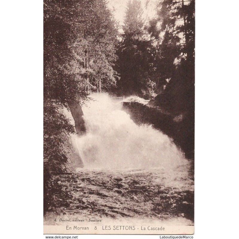 39 - En Morvan - Les Sections - La Cascade - Dos Divisé
