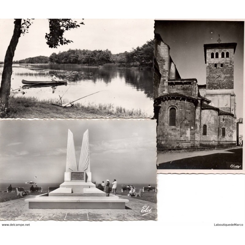 LANDES - Cartes postales anciennes 1950 - Vintage