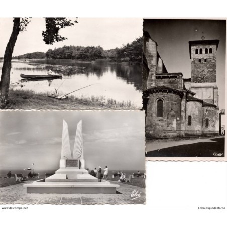 LANDES - Cartes postales anciennes 1950 - Vintage