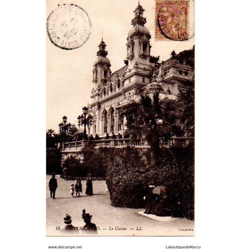 Monaco - Monte Carlo - Le Casino - Dos Divisé
