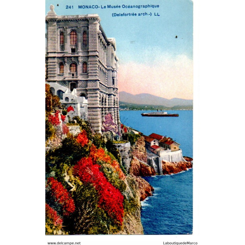 Monaco - Le Musée Océanographique - Dos Divisé
