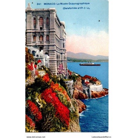 Monaco - Le Musée Océanographique - Dos Divisé