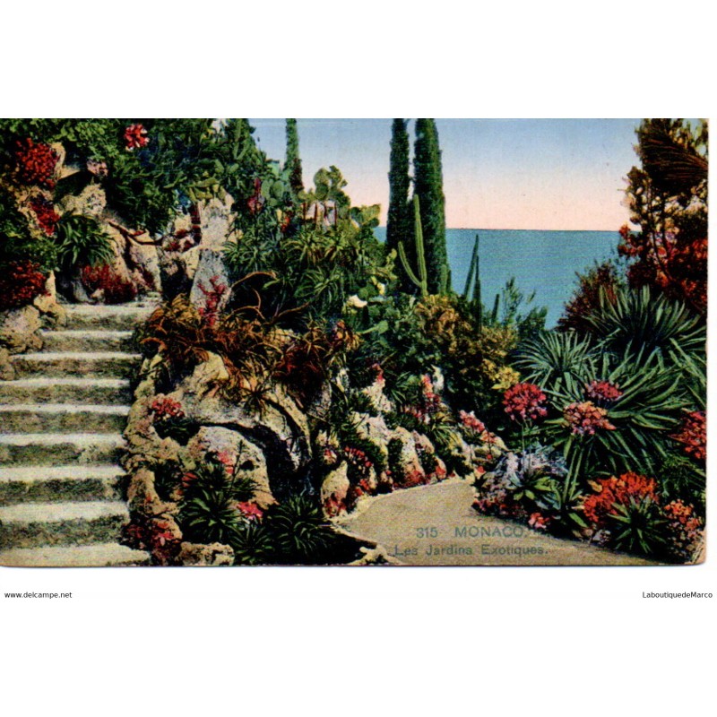 Monaco - Les Jardins Exotiques - Dos Divisé