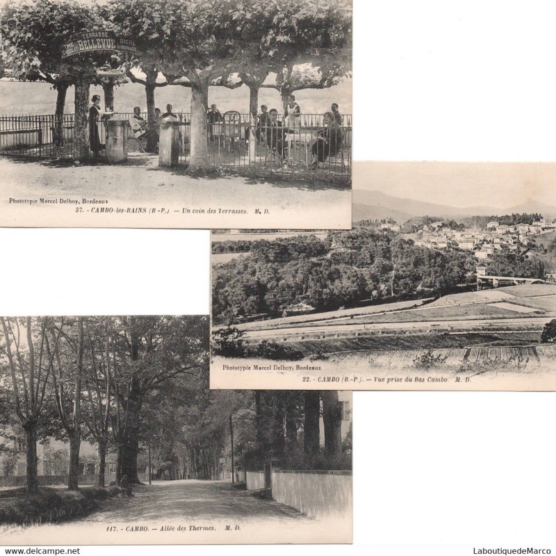 CAMBO - Cartes postales anciennes 1920 - Vintage