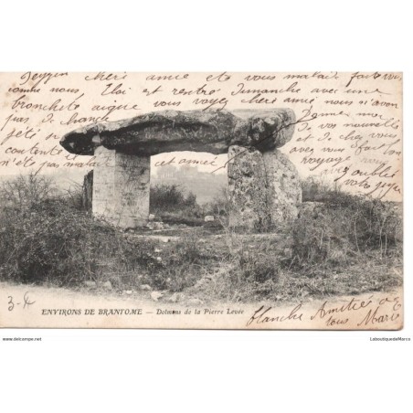 41 - Environs de Brantôme - Dolmens de la Pierre Levée - Dos non Divisé