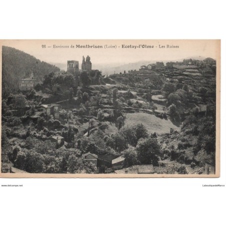42 - Ecotay-l'Olme - Les Ruines - Dos Divisé