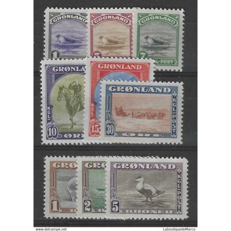 Groenland Yvert et Tellier 10/18 Neuf sans charnière
