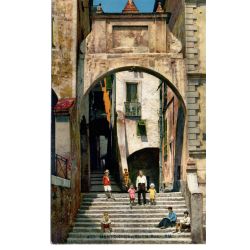 06 - Menton - Une Vieille Rue - Dos Divisé