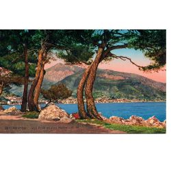06 - Menton - Vue prise du Cap Martin - Dos Divisé