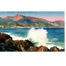 06 - Menton - Effet de Vagues au Cap Martin - Dos Divisé