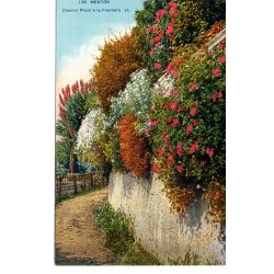 06 - Menton - Chemin Fleuri à la Frontière - Dos Divisé