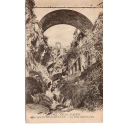 06 - Menton - Le Pont Saint-Louis - Dos Divisé