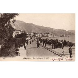 06 - Menton - La Promenade du Midi - Dos Divisé