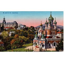 06 - Nice - Eglise Russe - Dos Divisé