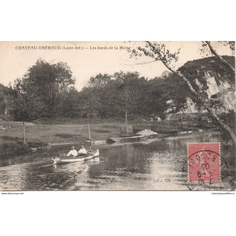 44 - Château-Thébaud - Les bords de la Maine - Dos Divisé