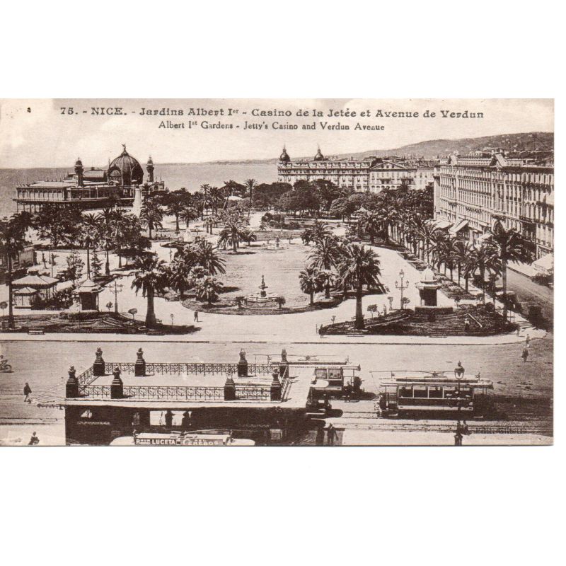 06 - Nice - Les Jardins Albert Ier - Dos Divisé