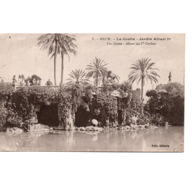 06 - Nice - La Grotte - Jardin Albert 1er - Dos Divisé