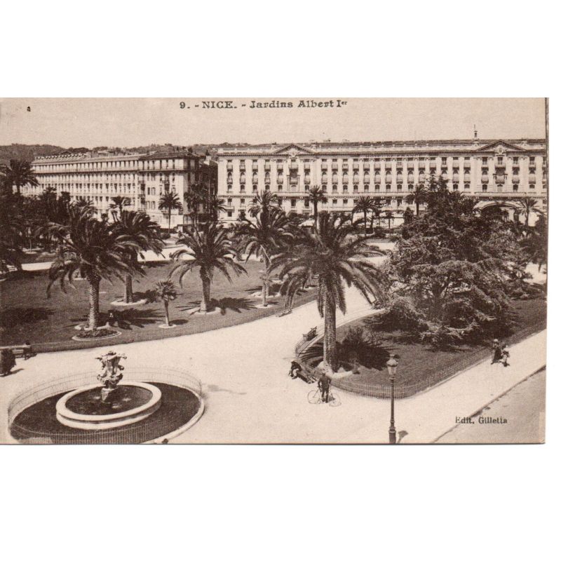 06 - Nice - Jardins Albert 1er - Dos Divisé