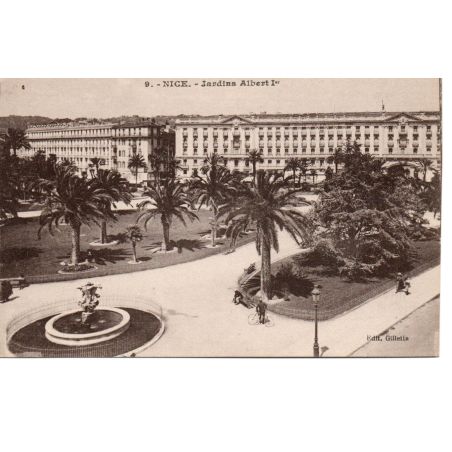 06 - Nice - Jardins Albert 1er - Dos Divisé