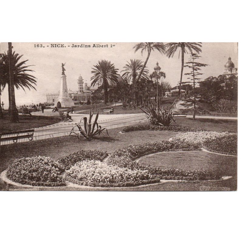 06 - Nice - Jardins Albert 1er - Dos Divisé
